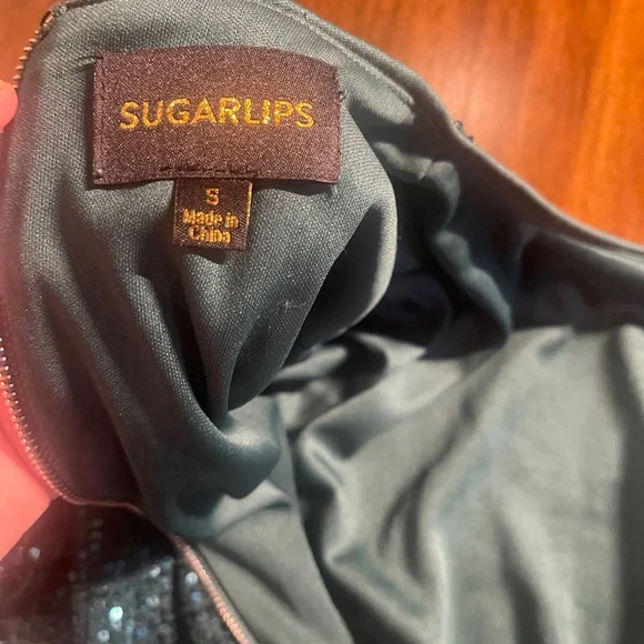 NWT SUGARLIPS All That Glitters Sequin Midi Dress in S - Picture 8 of 10